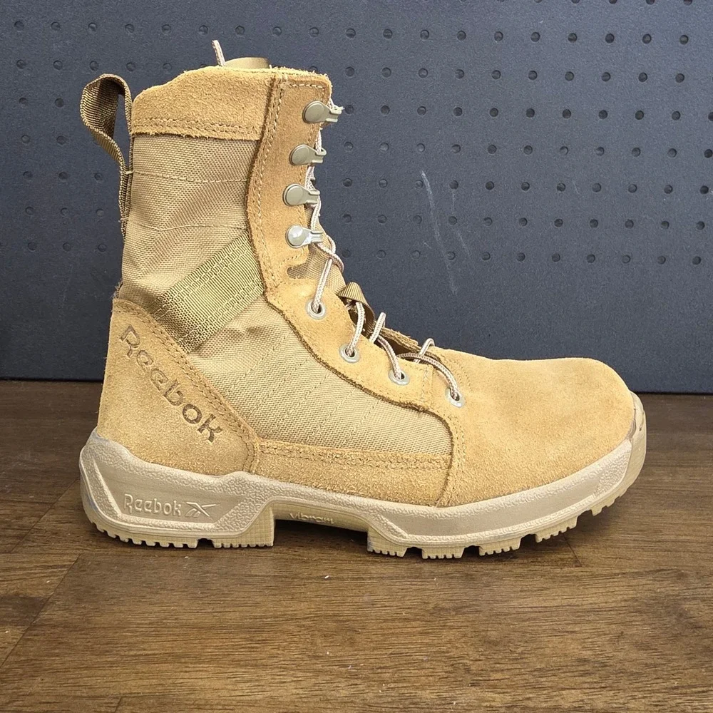 Reebok Strikepoint US Tactical Boots Mens 6.5M Coyote Brown Lightweight CM8940
